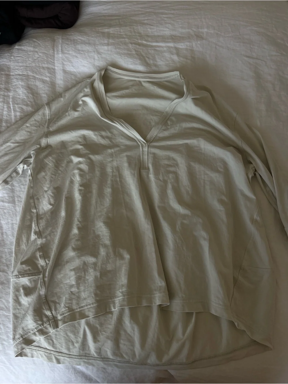 Lululemon Back in Action V-Neck Long-Sleeve Shirt